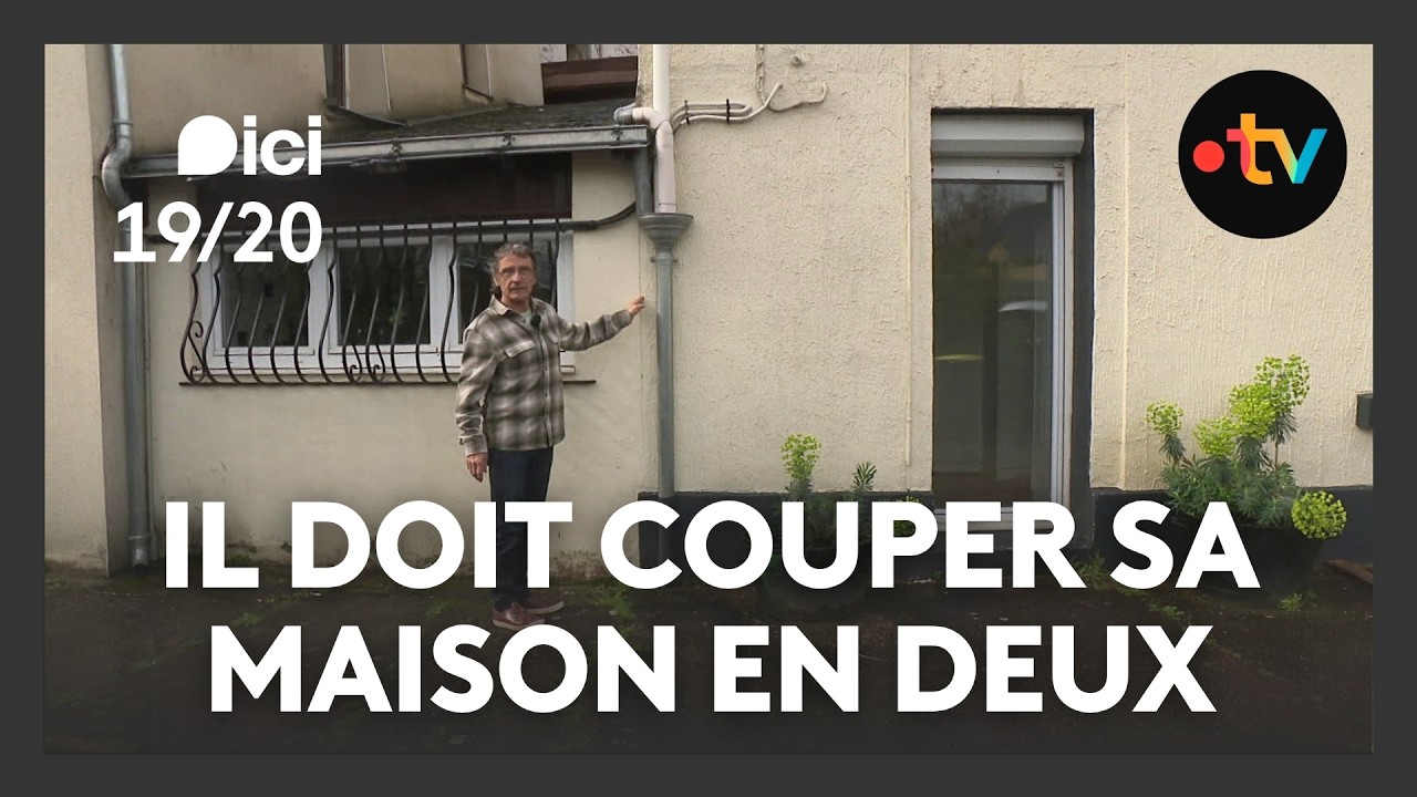 Un couple de Trélazé obligé de couper sa maison en deux