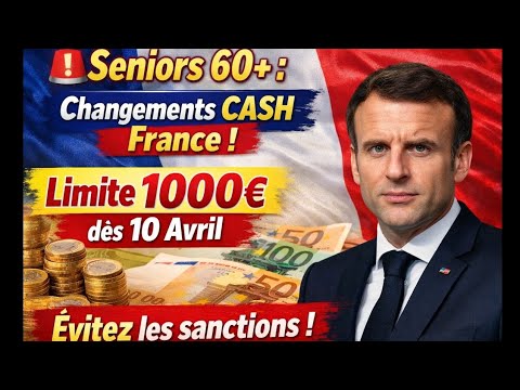 Seniors +60 ans : Argent Liquide en France dès le 10 Avril – Nouvelles Règles à Connaître