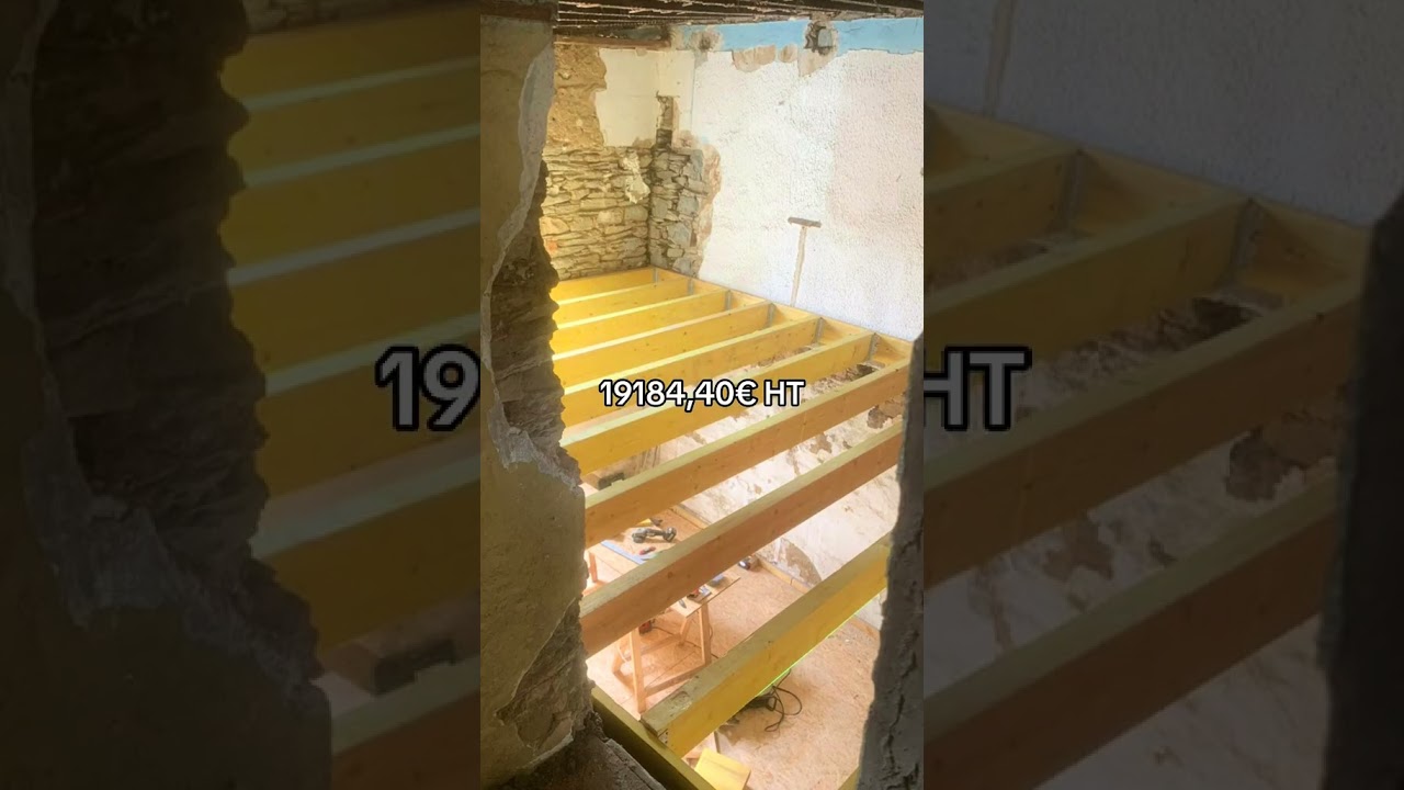 Combien coûte un plancher bois ? (OSB + Solives)