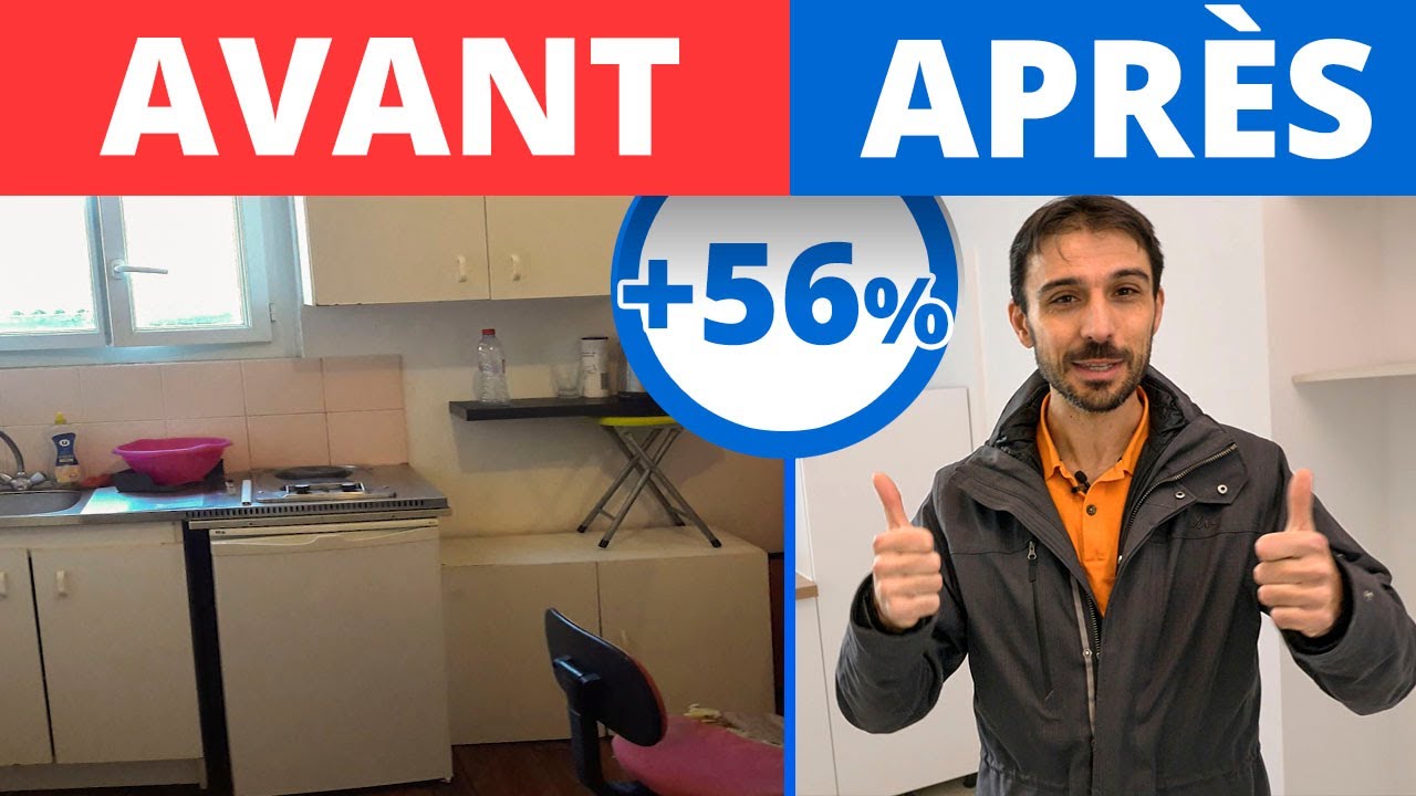 TRAVAUX RENTABLES : cas concret avec ce studio - Booster le cashflow de votre investissement locatif