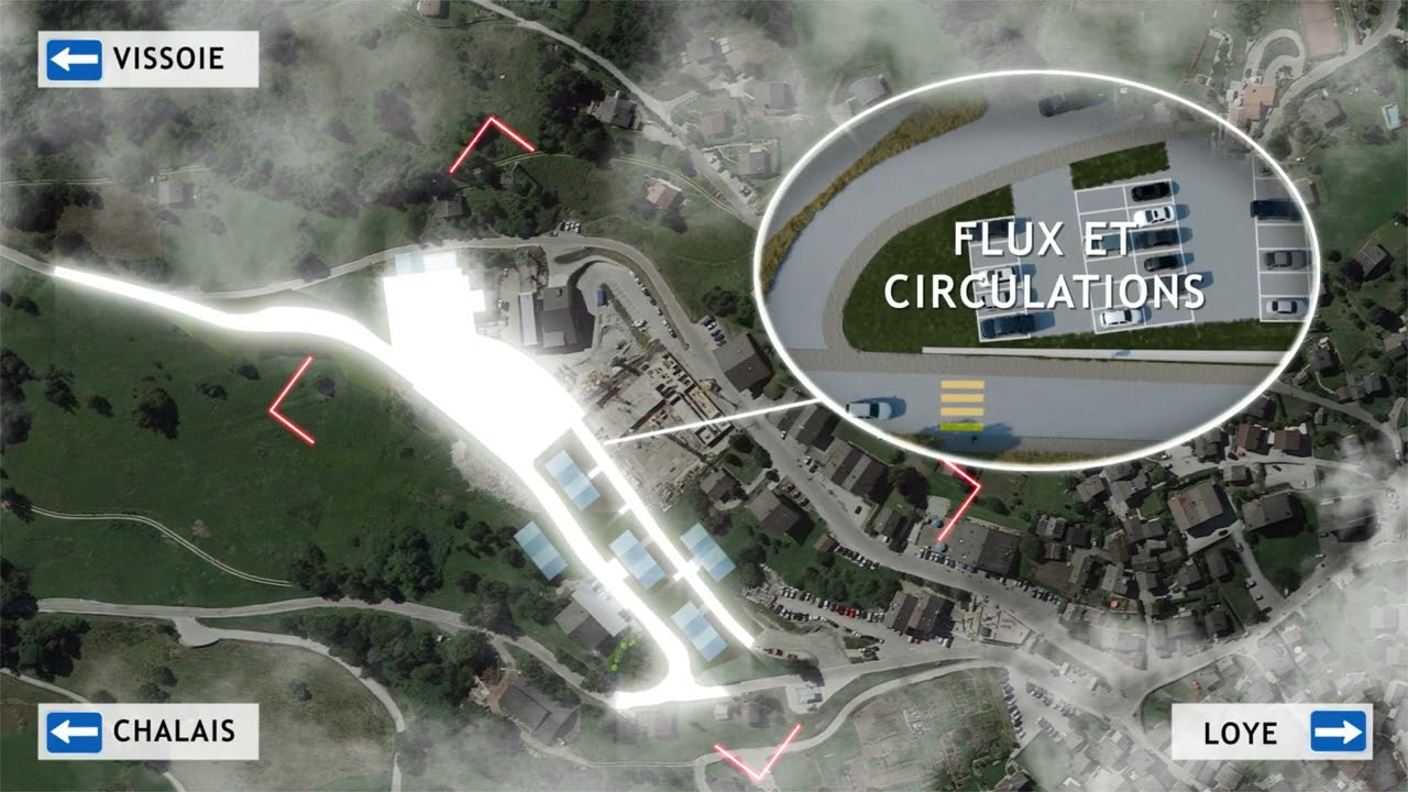 Réaménagement de l’accès au village touristique de Vercorin (2025)