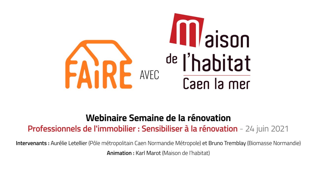 Professionnels de l'immobilier - Sensibiliser à la rénovation