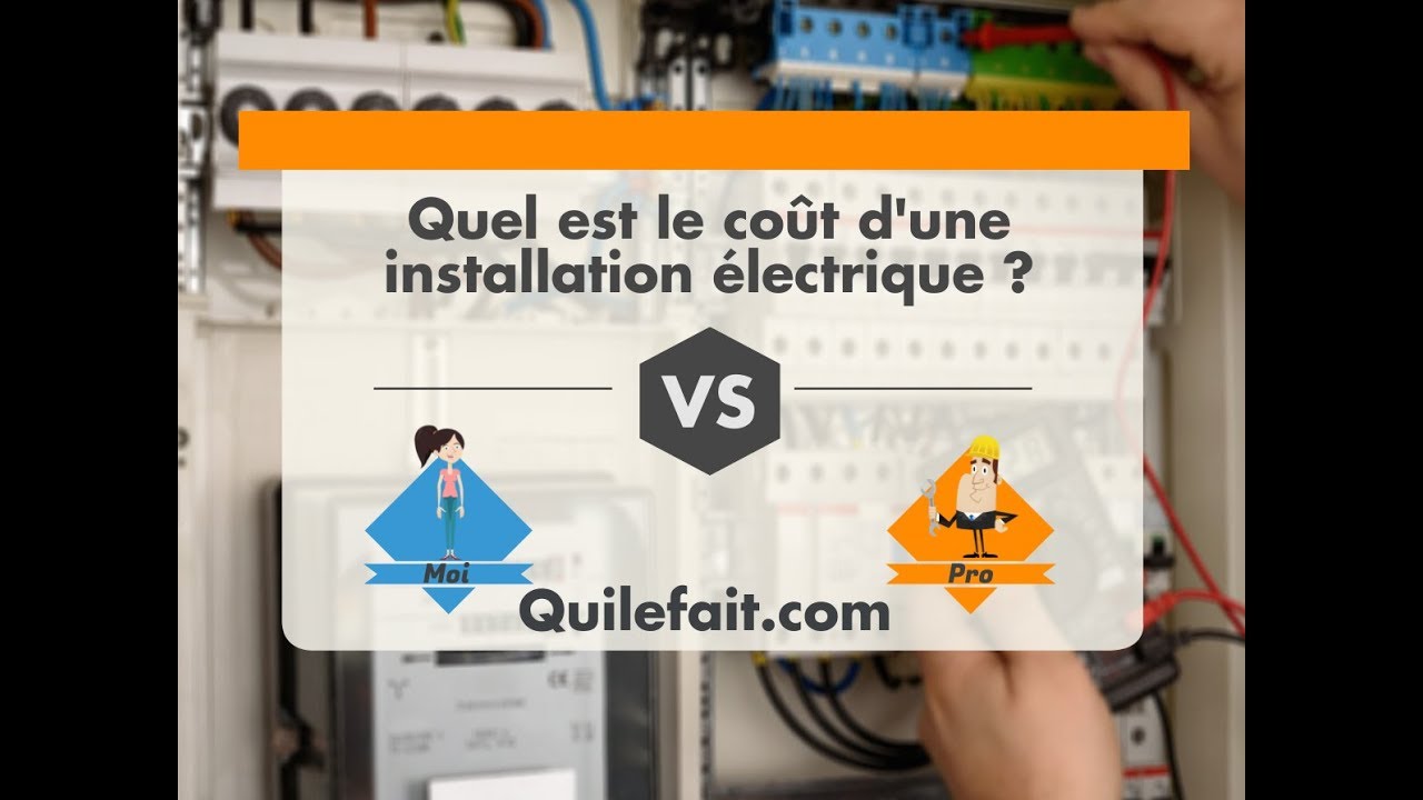 Prix des travaux d'électricité - Par moi ou un pro ?