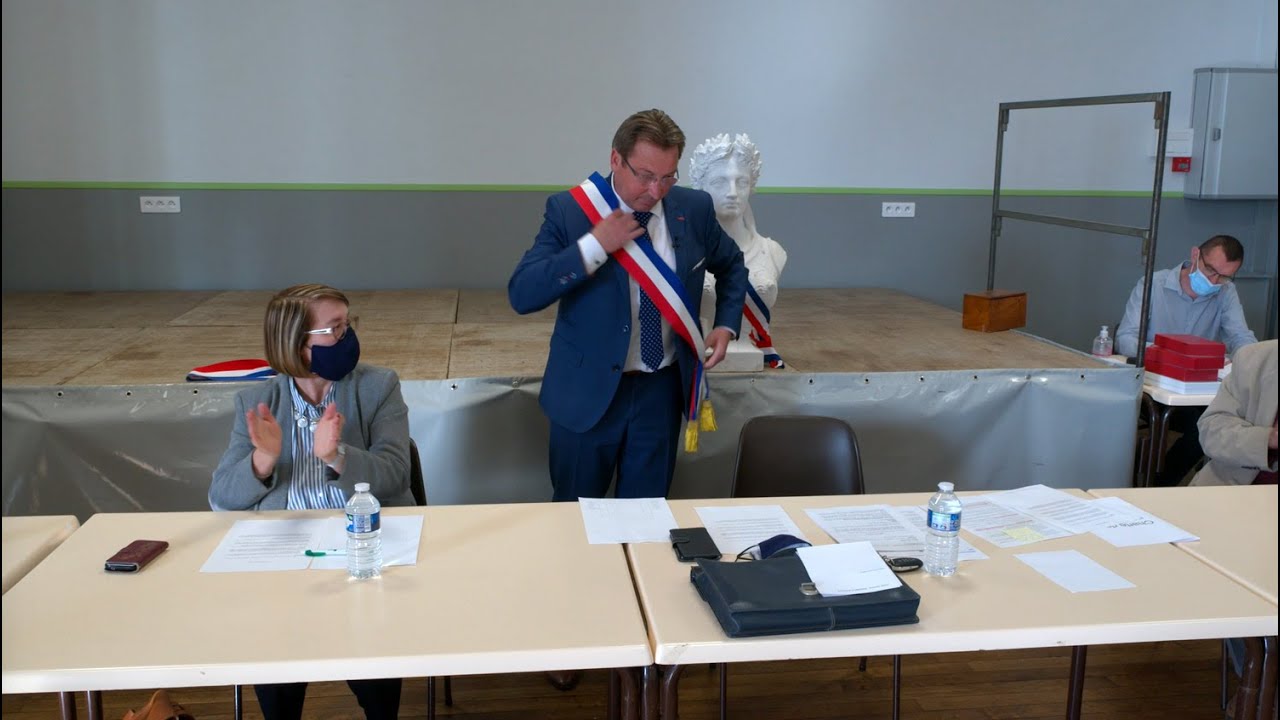 Élection de Jean-Paul Lecomte, maire de Cayeux-sur-Mer, mandat 2020-2026