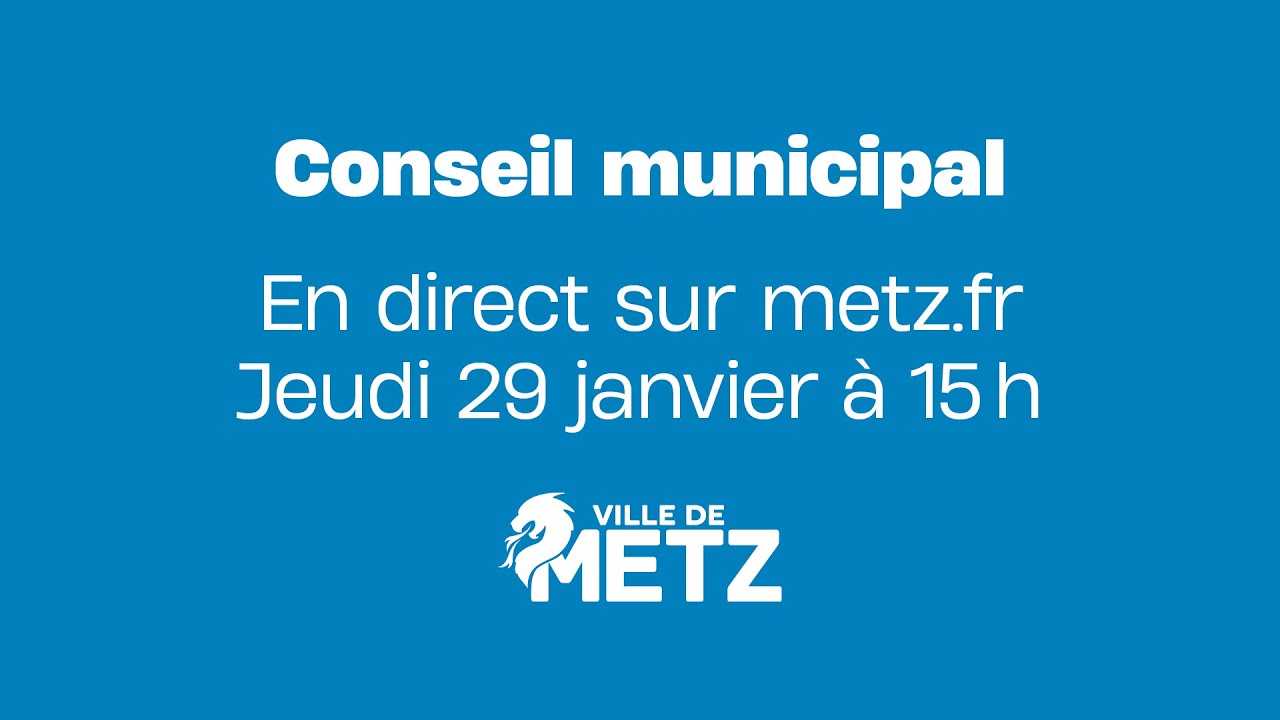 Conseil municipal du jeudi 29 janvier 2026