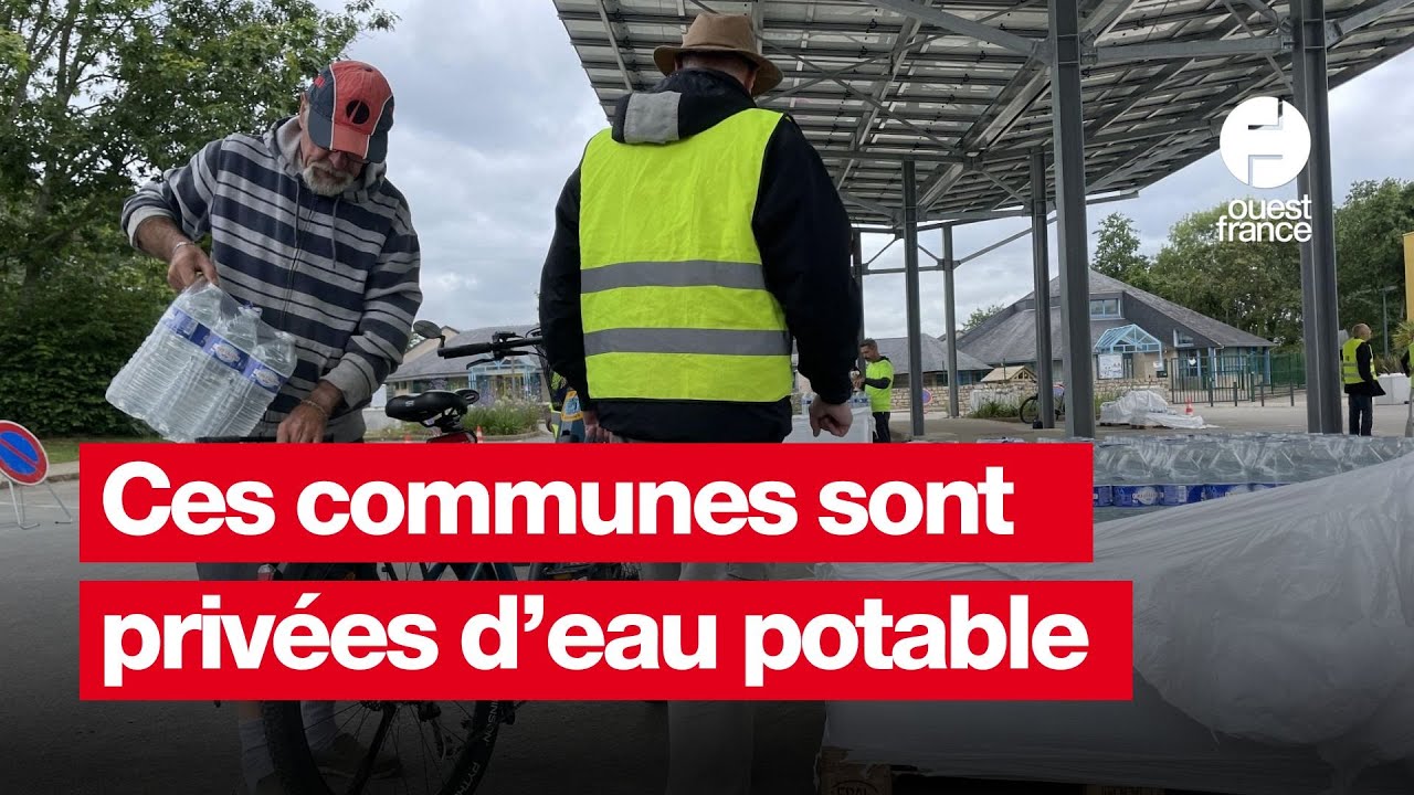 Rupture de canalisation : cette ville bretonne s'organise pour distribuer des bouteilles d'eau