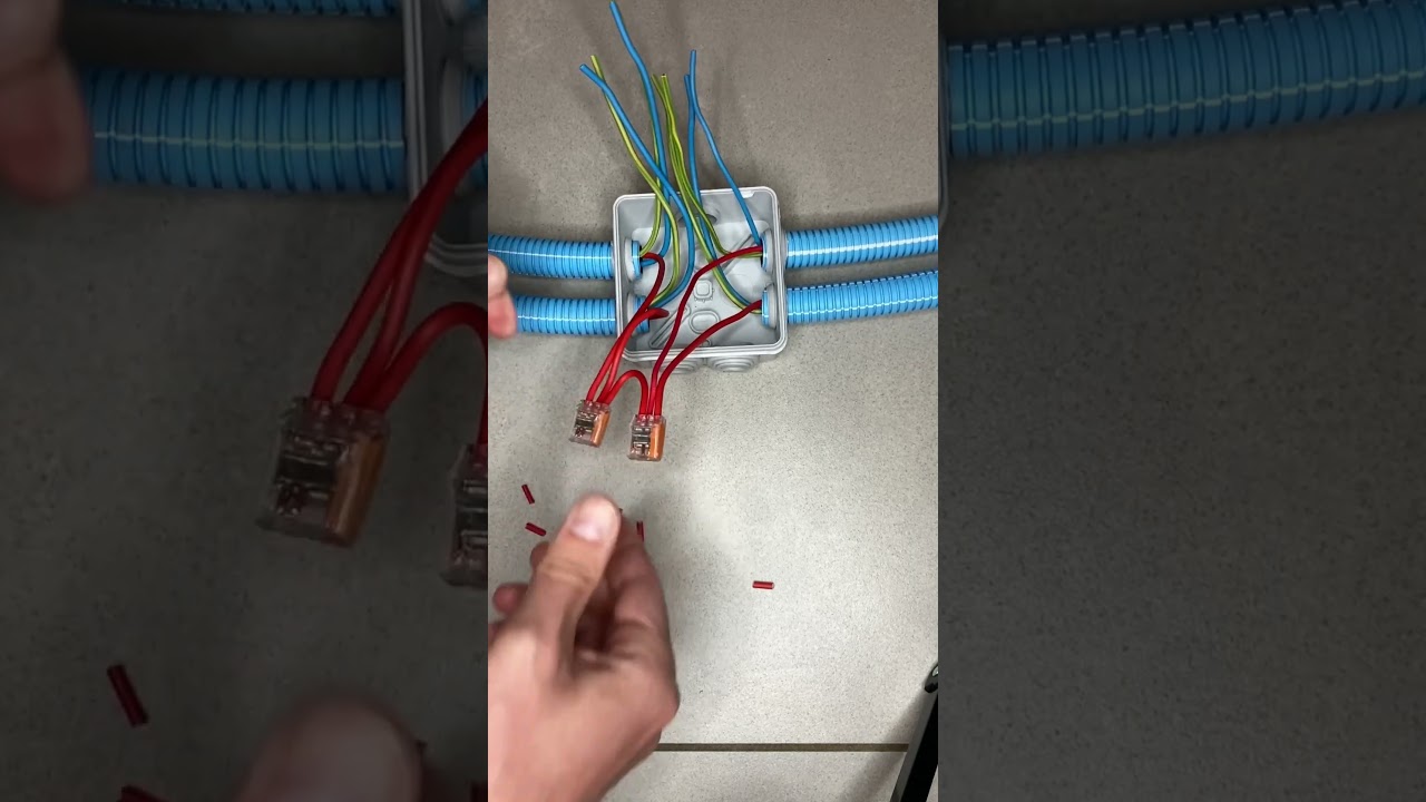 Erreur de débutant en électricité (connexion avec wago dans boîte de dérivation)