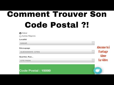 Comment Trouver Son Code Postal ?!( en WOLOF).