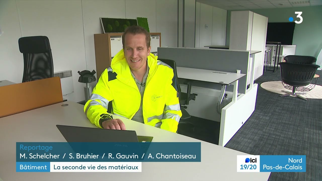 La seconde vie des matériaux dans le bâtiment avec Réempro - Reportage ICI 19/20 France 3
