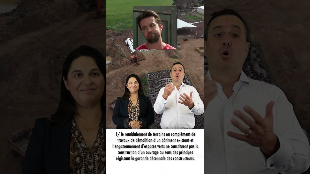 Sur les simples remblais, ne poussent pas les garanties décennales