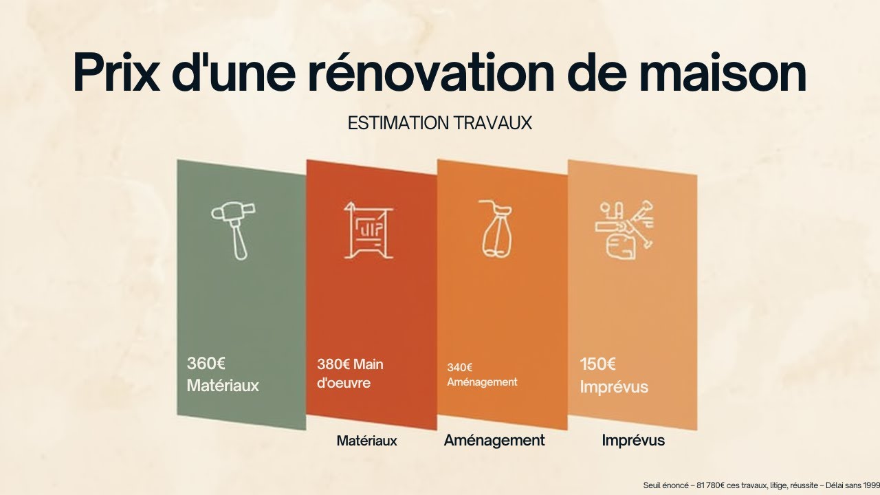 Prix d'une rénovation de maison