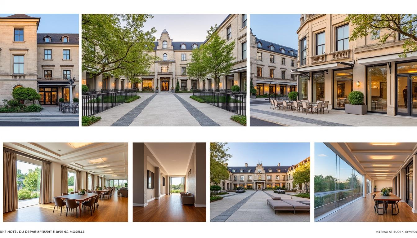 explorez la transformation intégrale de l'hôtel du département de la moselle grâce à des photos exclusives qui dévoilent chaque étape de sa rénovation.