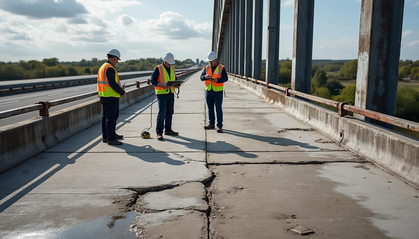 découvrez l'enquête approfondie menée sur le pont gélot à pont-à-mousson pour analyser les fissures, infiltrations et éclats, assurant la sécurité et la pérennité de cette infrastructure cruciale.