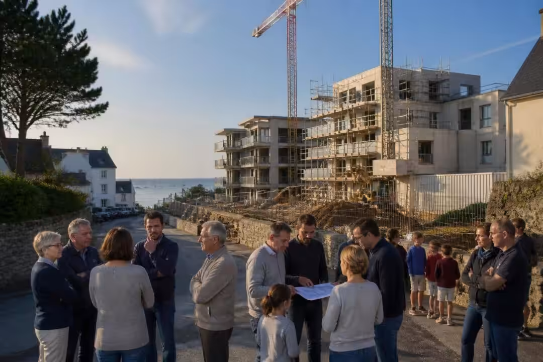 à séné, l'arrivée de deux nouveaux programmes immobiliers inquiète les habitants, soucieux des impacts sur l'environnement et la qualité de vie locale.