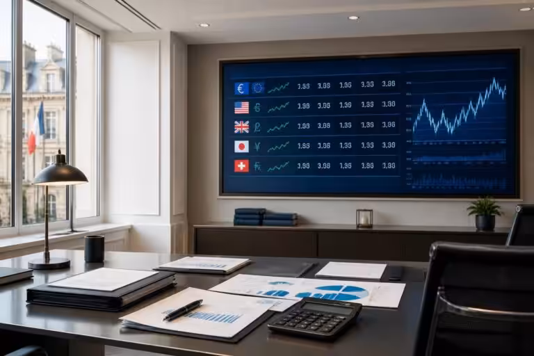 Taux de change Banque de France : devises officielles